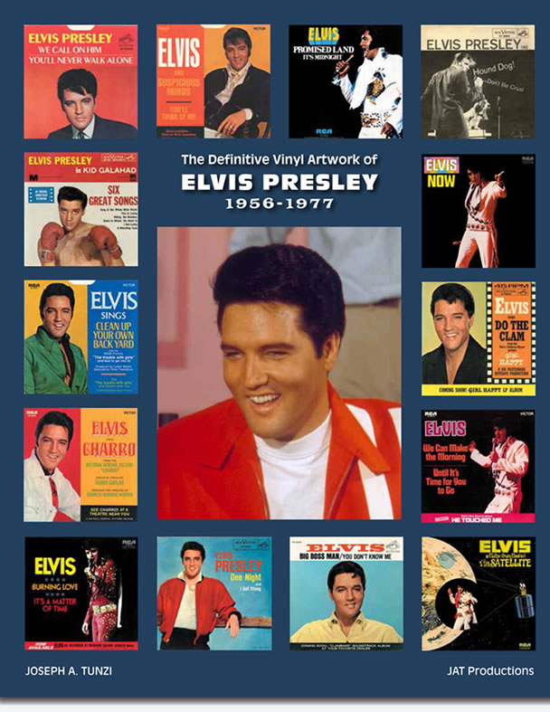 A arte finala vinil definitiva do livro de capa dura de Elvis Presley 1956-1977.